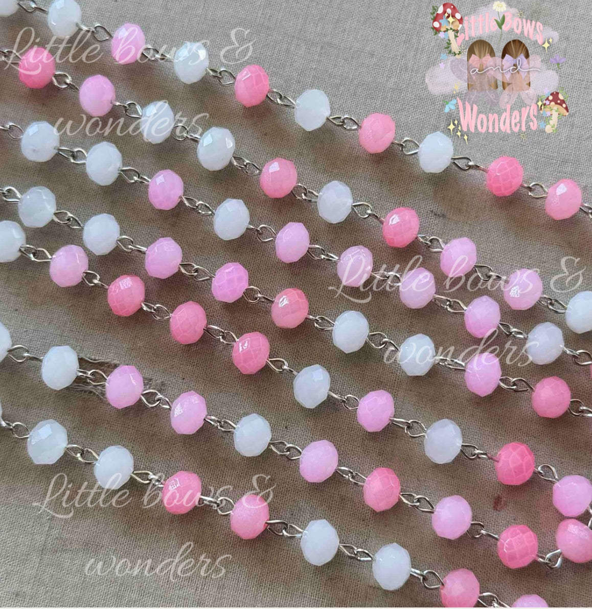 Mystery dainty Necklace-Pink Christmas collab