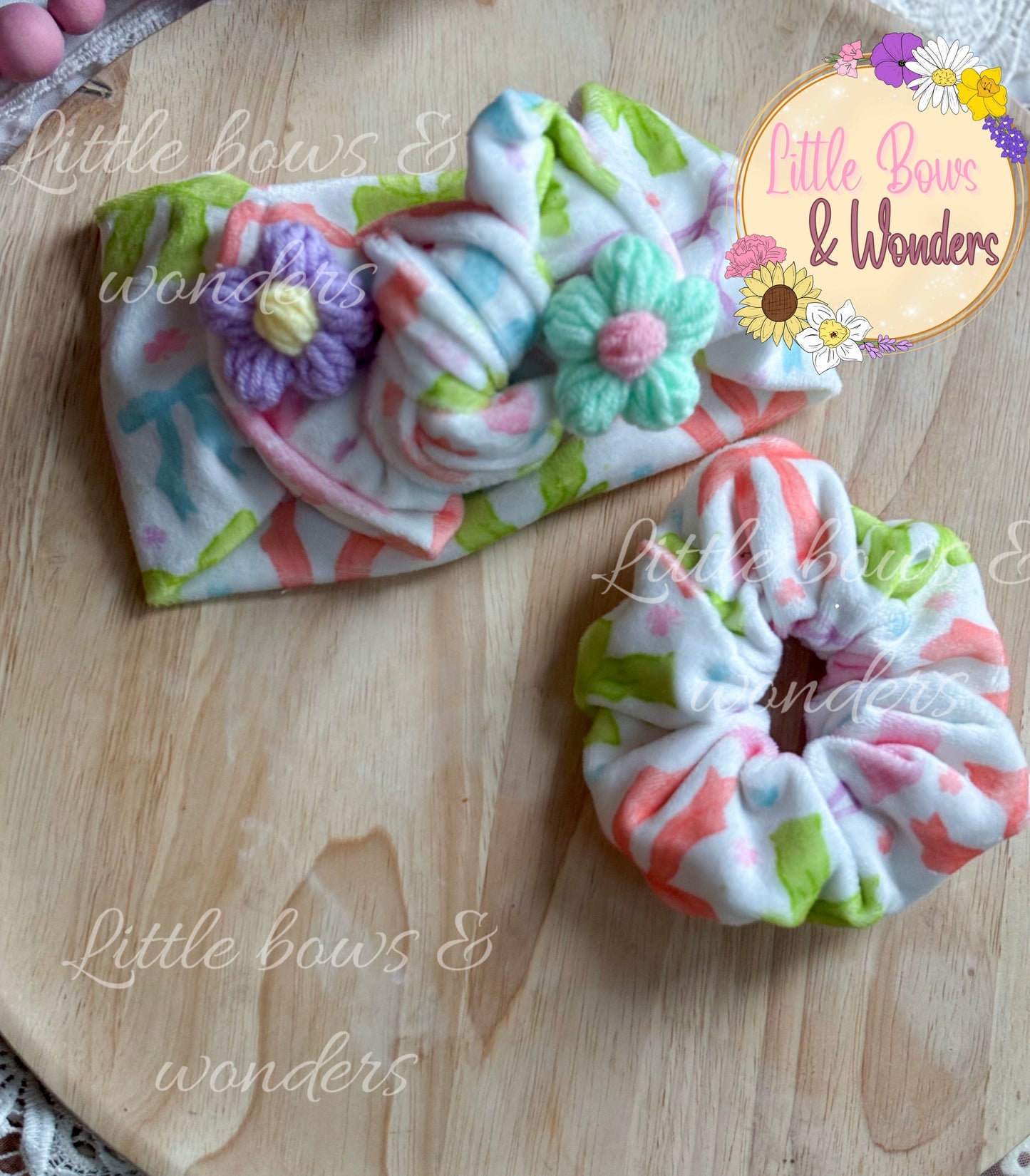 RTS chunky wrap & scrunchie