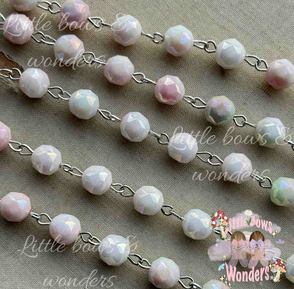 Mystery dainty Necklace-Pink Christmas collab