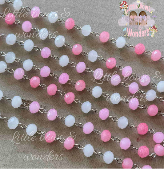 Mystery dainty Necklace-Pink Christmas collab
