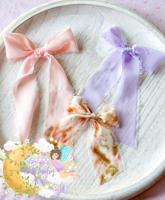 RTS Chiffon long tail bows