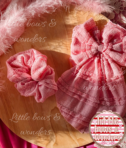 RTS pink ruffle