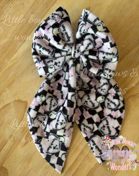Spooky cute checkered